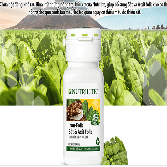 TP BVSK Nutrilite Sắt và Axit Folic (Nutrilite Iron-Folic)