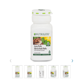 TP BVSK Nutrilite Sắt và Axit Folic (Nutrilite Iron-Folic)