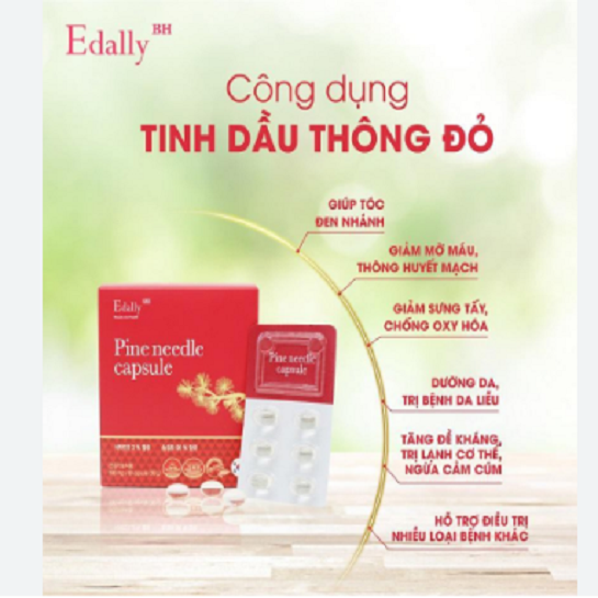 Tinh dầu thông đỏ edally hàn quốc