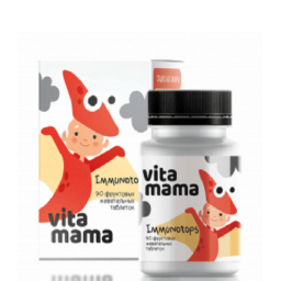 Thực Phẩm Bảo Vệ Sức Khỏe Vitamama. Immunotops Chewable Tablets with Vitamin A, C and D