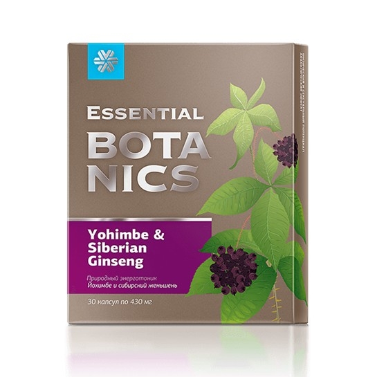 Thực phẩm bảo vệ sức khỏe Essential Botanics Yohimbe & Siberian ginseng